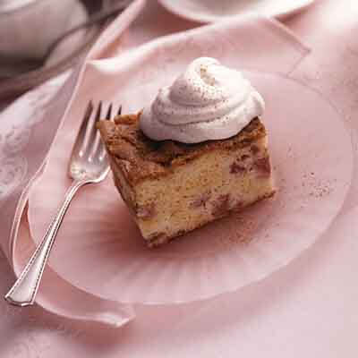 Rhubarb Crumb Cake Recipe