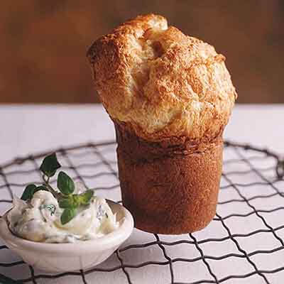 Oat Bran Popovers With Herb Butter Image 