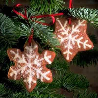 Chocolate Snowflake Crisps Image 