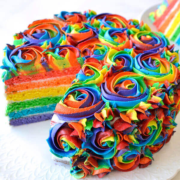 Rainbow Cake Recipe Land O Lakes