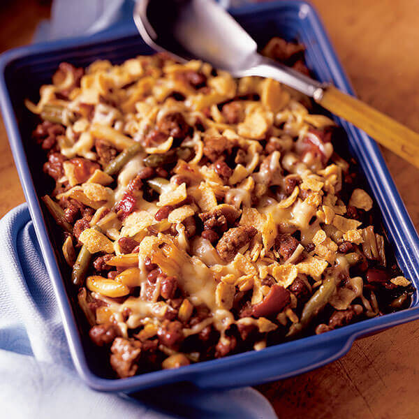 Barbecue Beef & Bean Casserole Image 