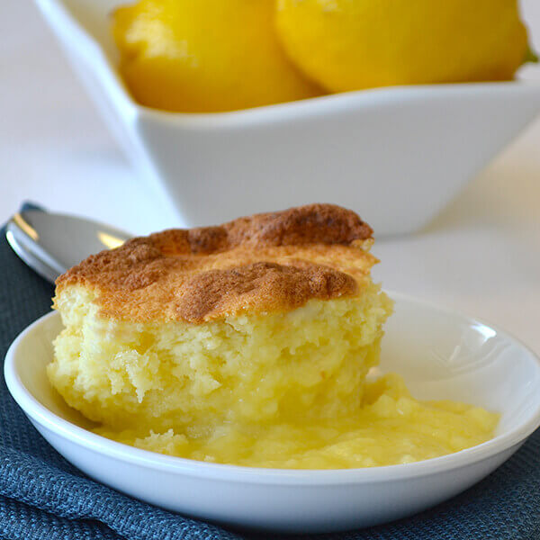 Baked Lemon Pudding Cake Baked Lemon Pudding Cake