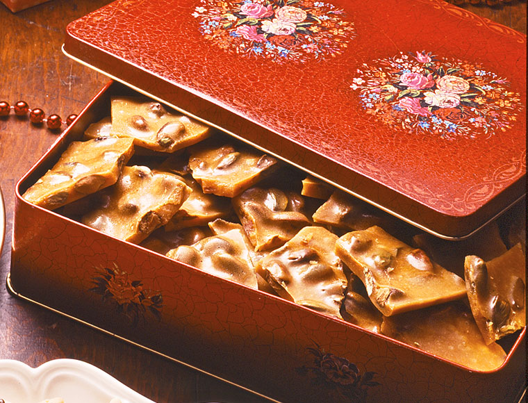 Buttery Pistachio Brittle Recipe Land O’Lakes