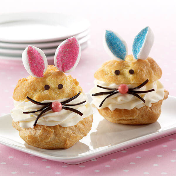 Bunny Cream Puffs Recipe Land O Lakes bunny-cream-puffs-recipe-land-o-lakes