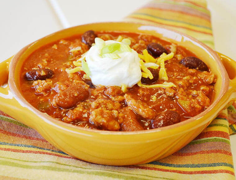 Beer Turkey Chili Recipe Land O Lakes