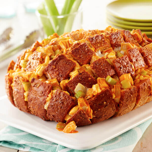 Buffalo Chicken Pull-Apart Party Loaf Image 