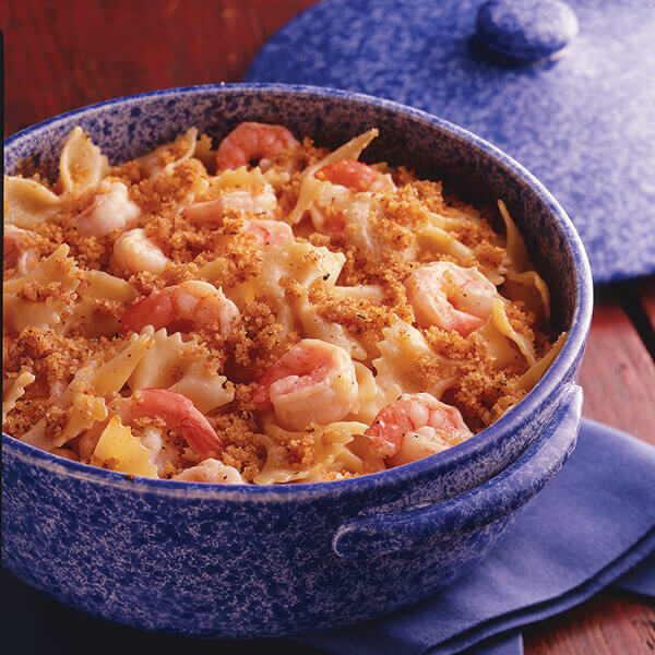 Creamy Alfredo Shrimp Casserole Recipe | Land O’Lakes