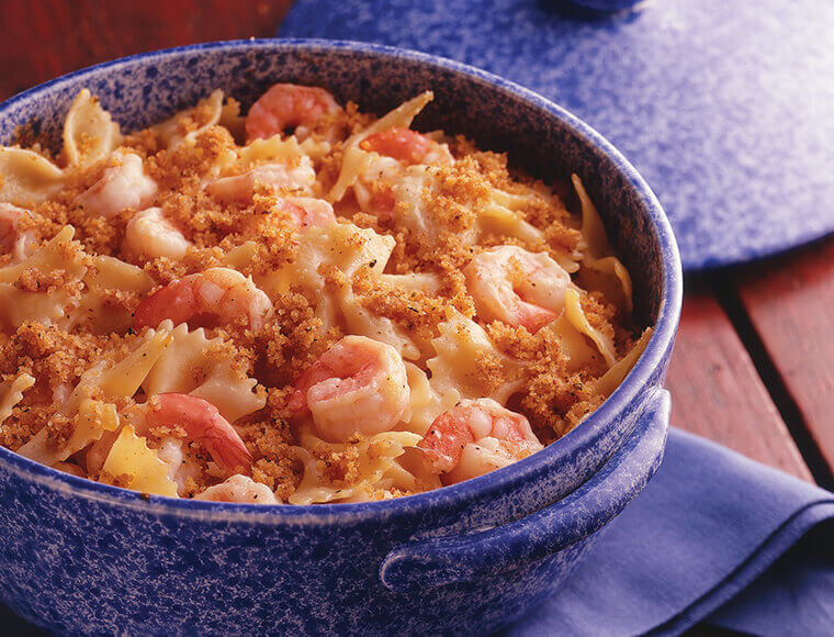 Creamy Alfredo Shrimp Casserole Recipe | Land O’Lakes