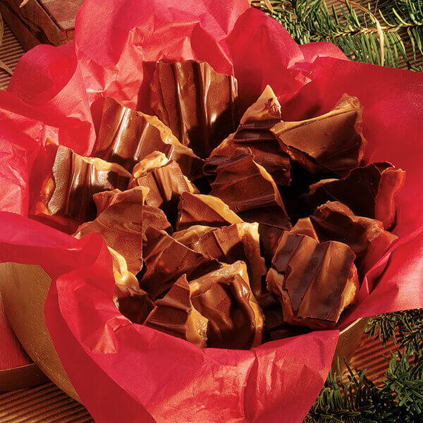 Chocolate-Topped Toffee Image 