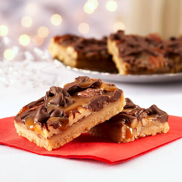 Caramel 'N Chocolate Pecan Bars Image 