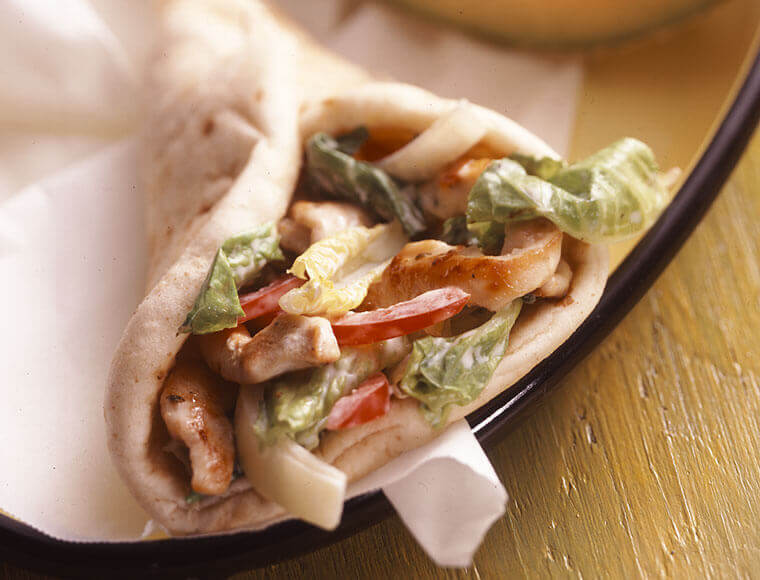 Chicken Ranch Pitas Recipe Land O Lakes