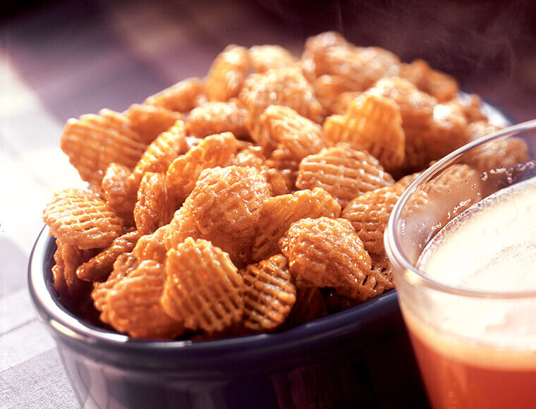 Chewy Caramel Candy Popcorn Squares Recipe Land O’Lakes