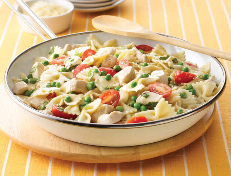 Creamy Bow Tie Pasta & Chicken Recipe | Land O’Lakes