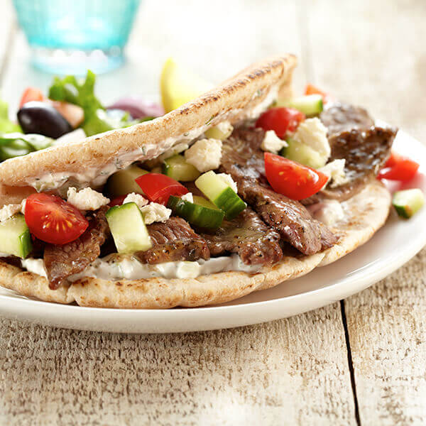 Greek Lamb Pita with Tzatziki Sauce Recipe Land O’Lakes
