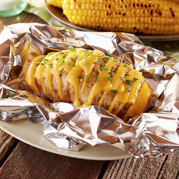 Grilled Hasselback Potatoes Image 