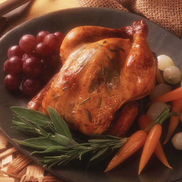 Herbed Hickory-Smoked Cornish Hens Image 