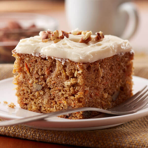 Homemade Carrot Cake With Cream Cheese Frosting Recipe Land O Lakes