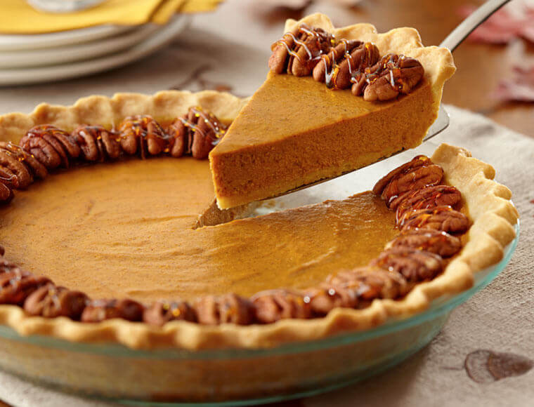 Make traditional pumpkin pie extraordinary with this delicious holiday dess...