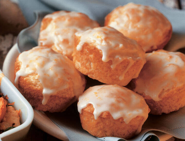 Peach Yogurt Muffins Recipe Land O Lakes