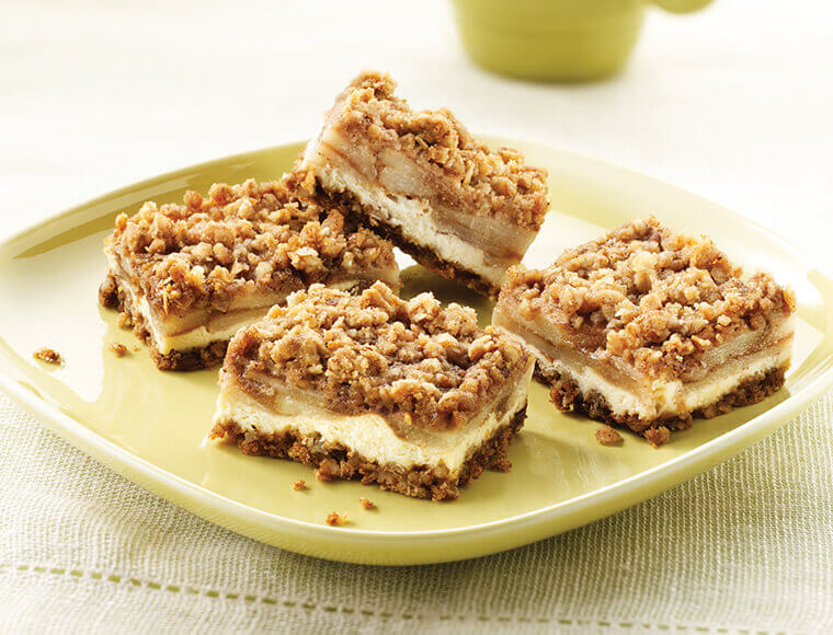 Pear Cream Cheese Bars Recipe Land O Lakes