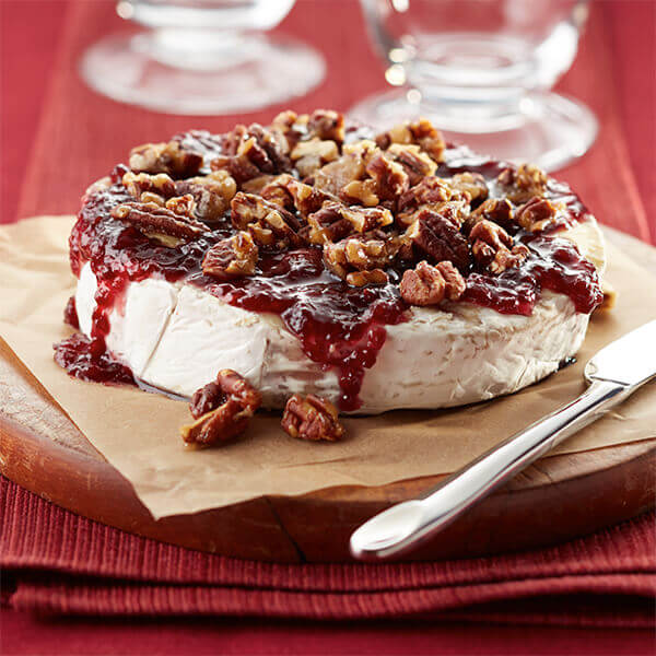 Raspberry Brie With Caramelized Pecans Recipe Land O Lakes Making baked brie is so easy, you barely need a recipe. raspberry brie with caramelized pecans