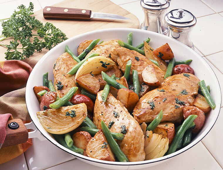 Skillet Chicken & Potato Dinner Recipe | Land O’Lakes