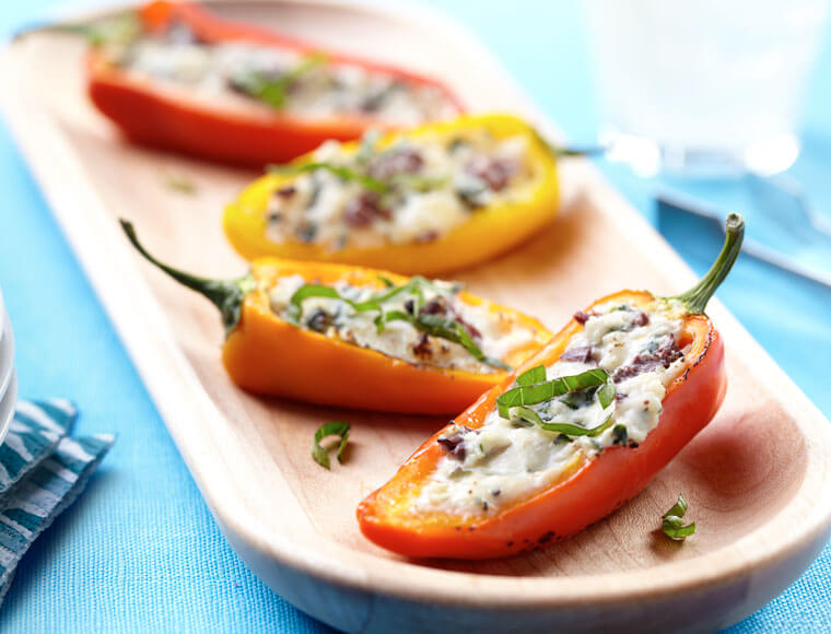 Mediterranean Stuffed Sweet Peppers Recipe Land O’Lakes