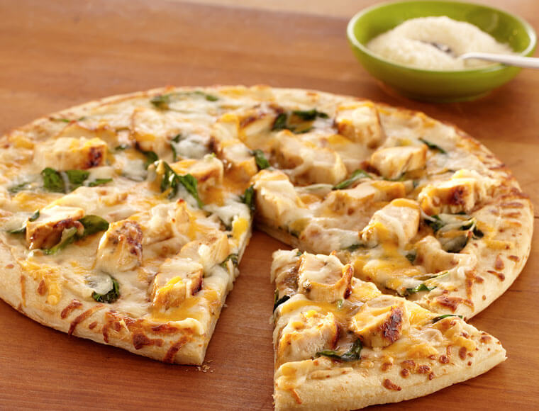 Garlic Chicken Pizza Recipe Land O Lakes