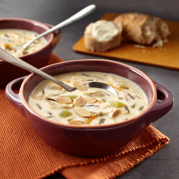 slow cooker wild rice soup