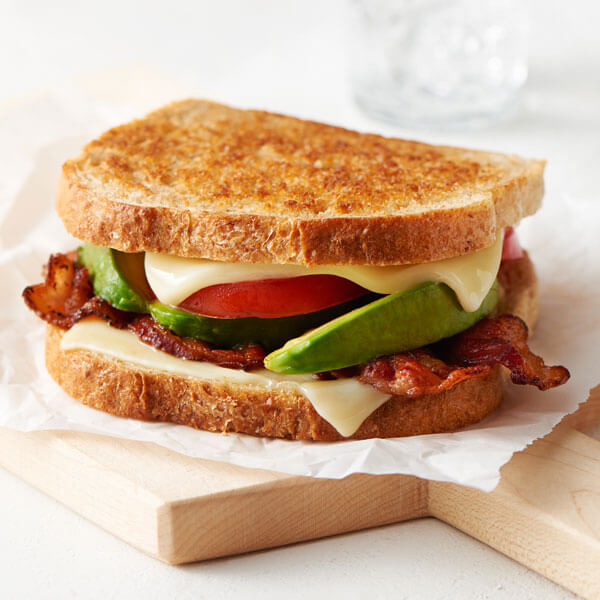 Bacon & Avocado Grilled Cheese Sandwiches Image