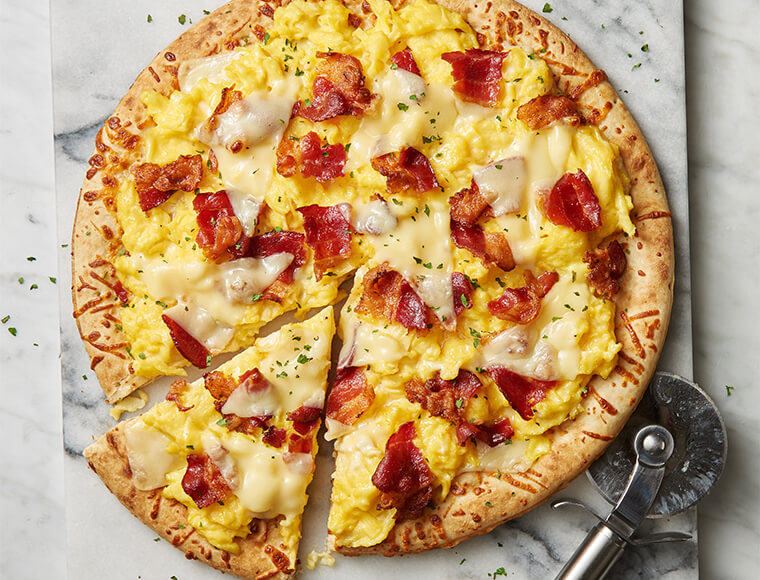 Breakfast Pizza with Bacon 'N Egg Recipe | Land O’Lakes