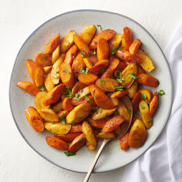 Moroccan Roasted Carrots And Parsnips