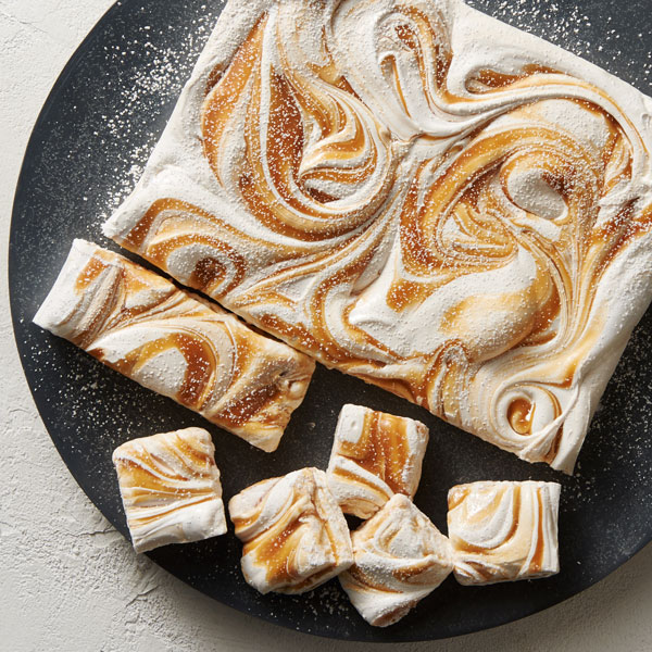 Caramel Swirl Marshmallows Recipe