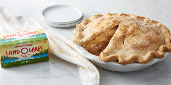 apple pie with butter packaging