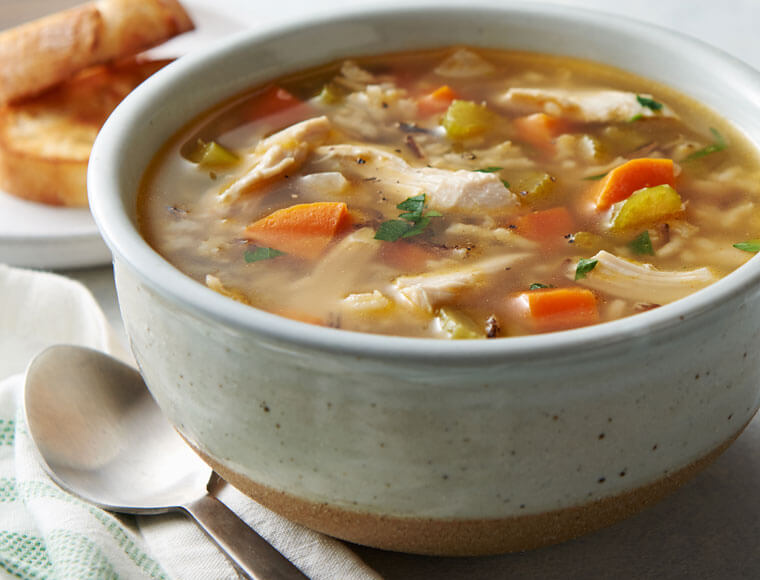 Chicken and Rice Soup Recipe | Land O'Lakes