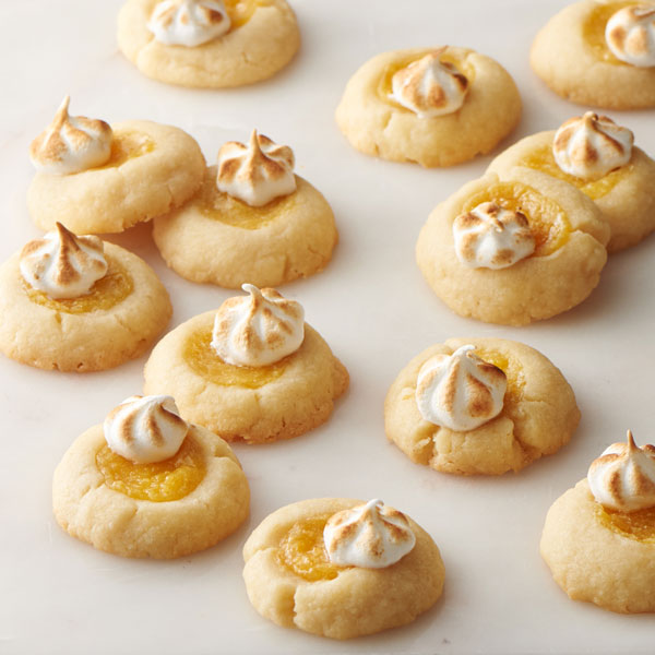 Lemon Meringue Thumbprint Cookies Recipe | Land O’Lakes