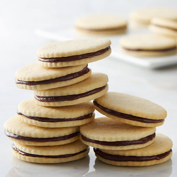 Mascarpone Cookies with Ganache Filling recipe