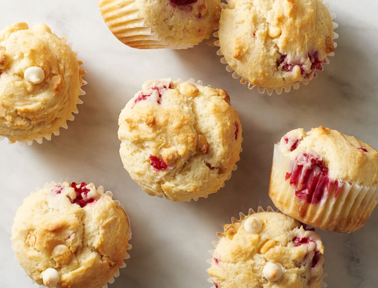 Raspberry White Chocolate Muffins Recipe Land O’Lakes