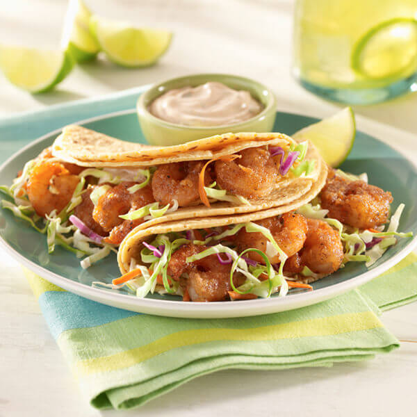 Sweet & Spicy Baked Shrimp Tacos Image