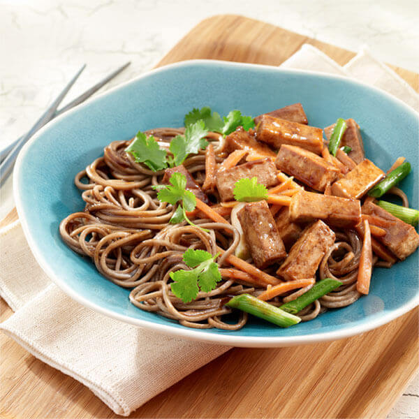 Teriyaki Tofu Noodle Bowl Image 