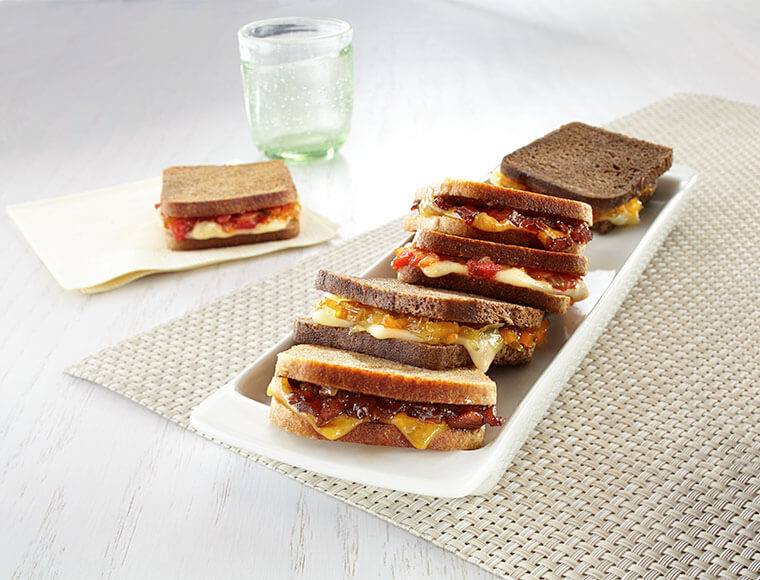 Mini Savory Jam Grilled Cheese Recipe Land O Lakes Mini Savory Jam Grilled Cheese Recipe Land O Lakes
