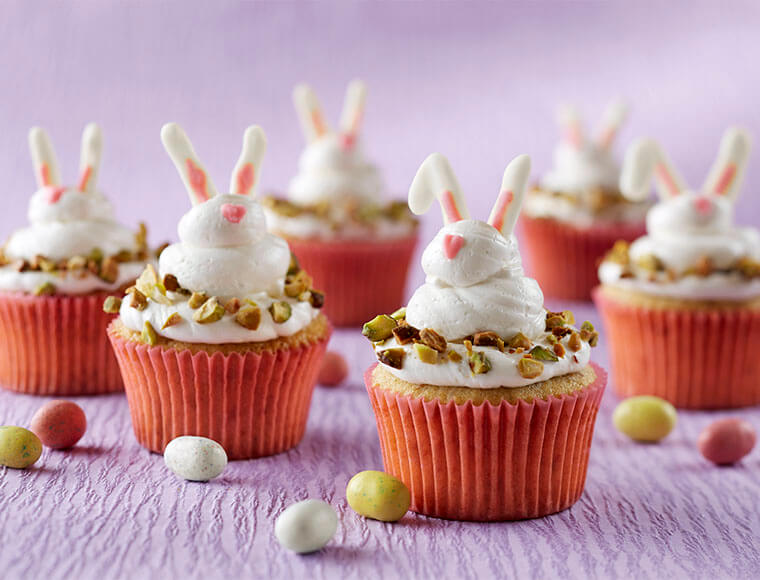 Spring Bunny Pistachio Cupcakes Recipe Land O Lakes