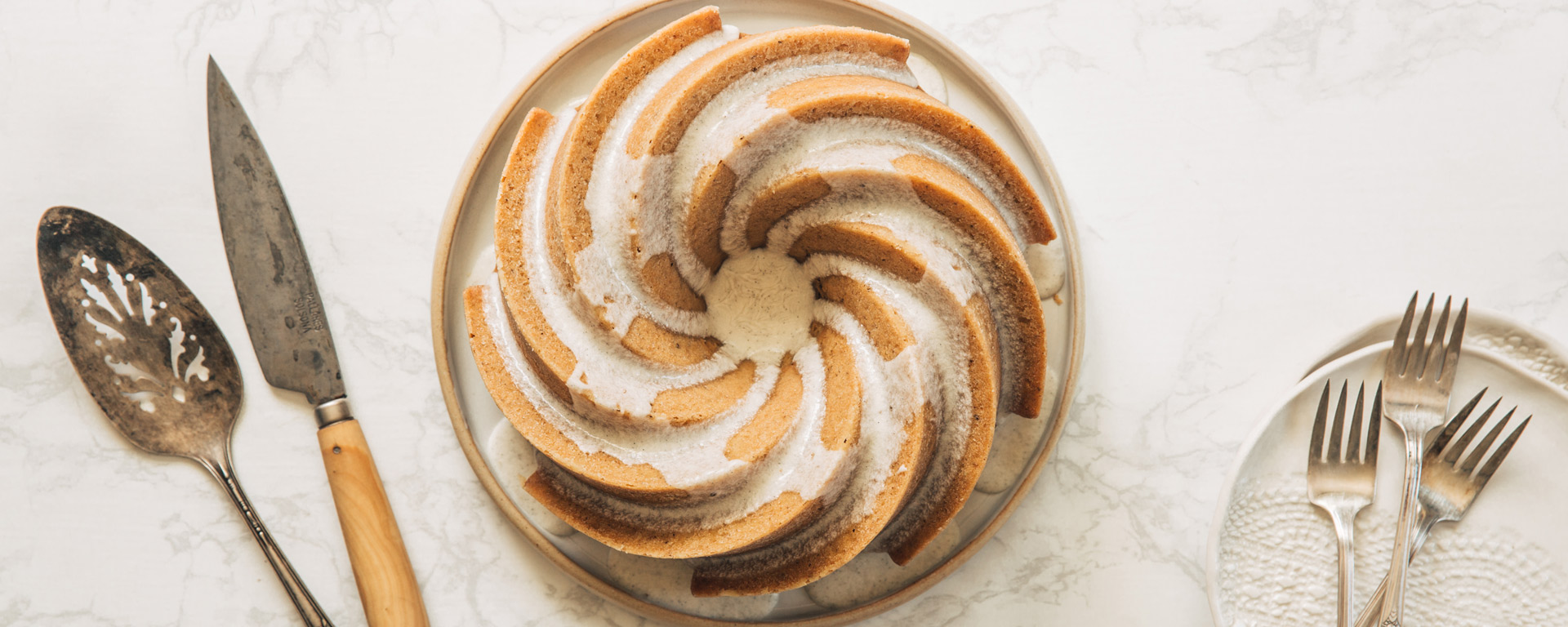 Brown Butter Bundt Cake With Vanilla Bean Glaze Recipe Vermont Creamery