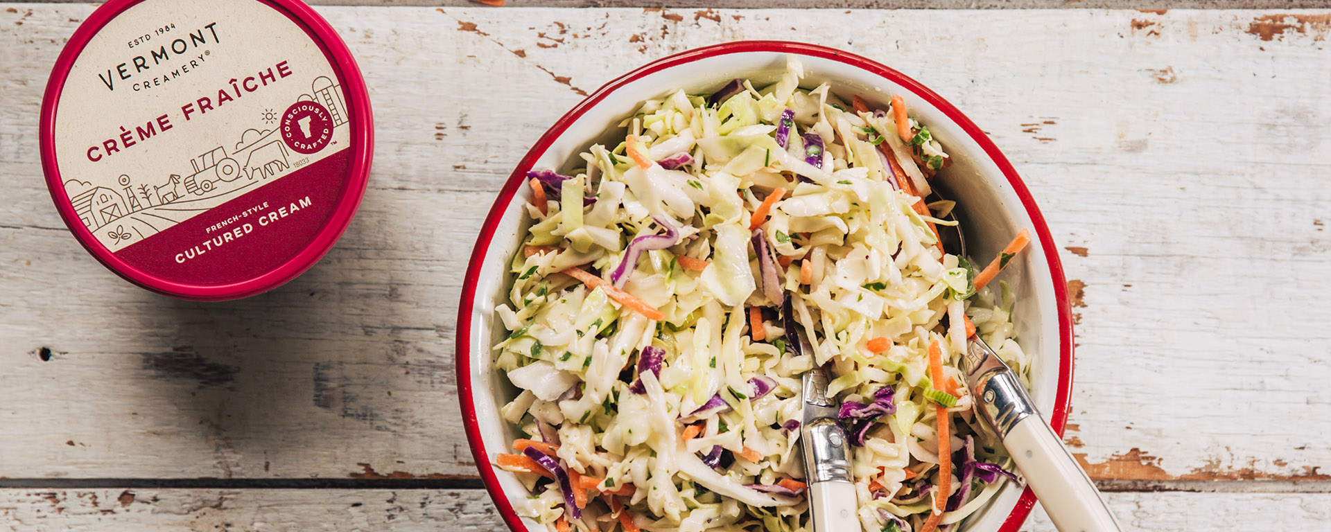 Crème Fraiche Coleslaw Recipe Vermont Creamery