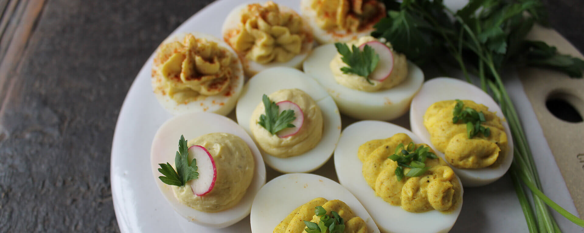 Deviled Eggs Three Ways Recipe Vermont Creamery