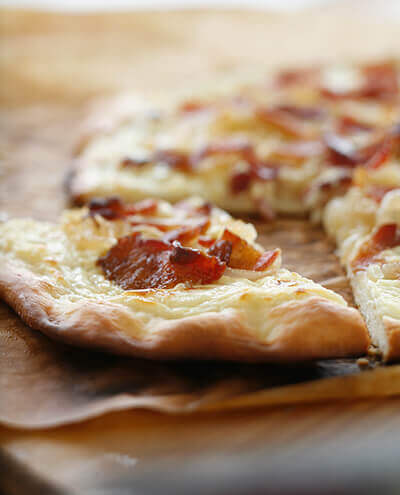 Flammekueche French Tarte Flambee Recipe Vermont Creamery