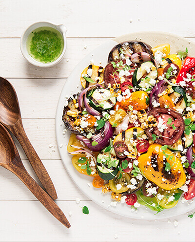 Grilled Vegetable Salad Recipe Vermont Creamery